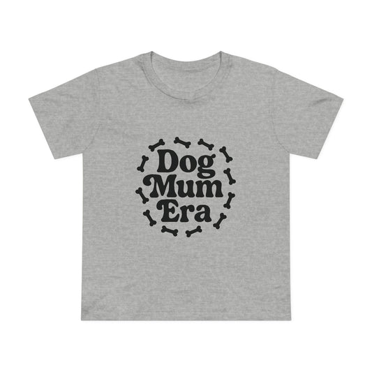 Dog Mum Era - Dog Mom Women’s Premium T-Shirt with Bone Circle Design