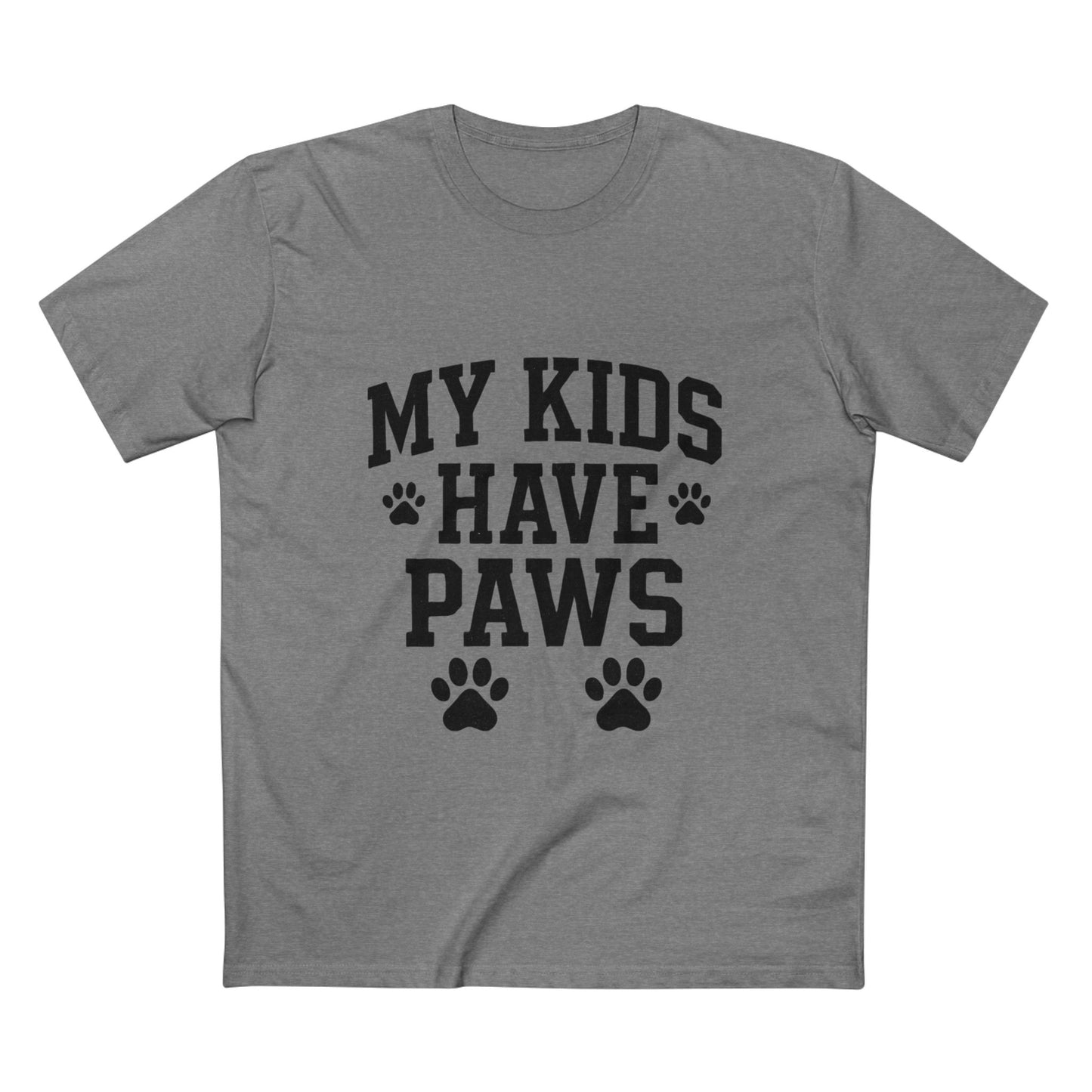My Kids Have Paws - Funny Pet Parent Unisex Premium T-Shirt for Dog & Cat Lovers