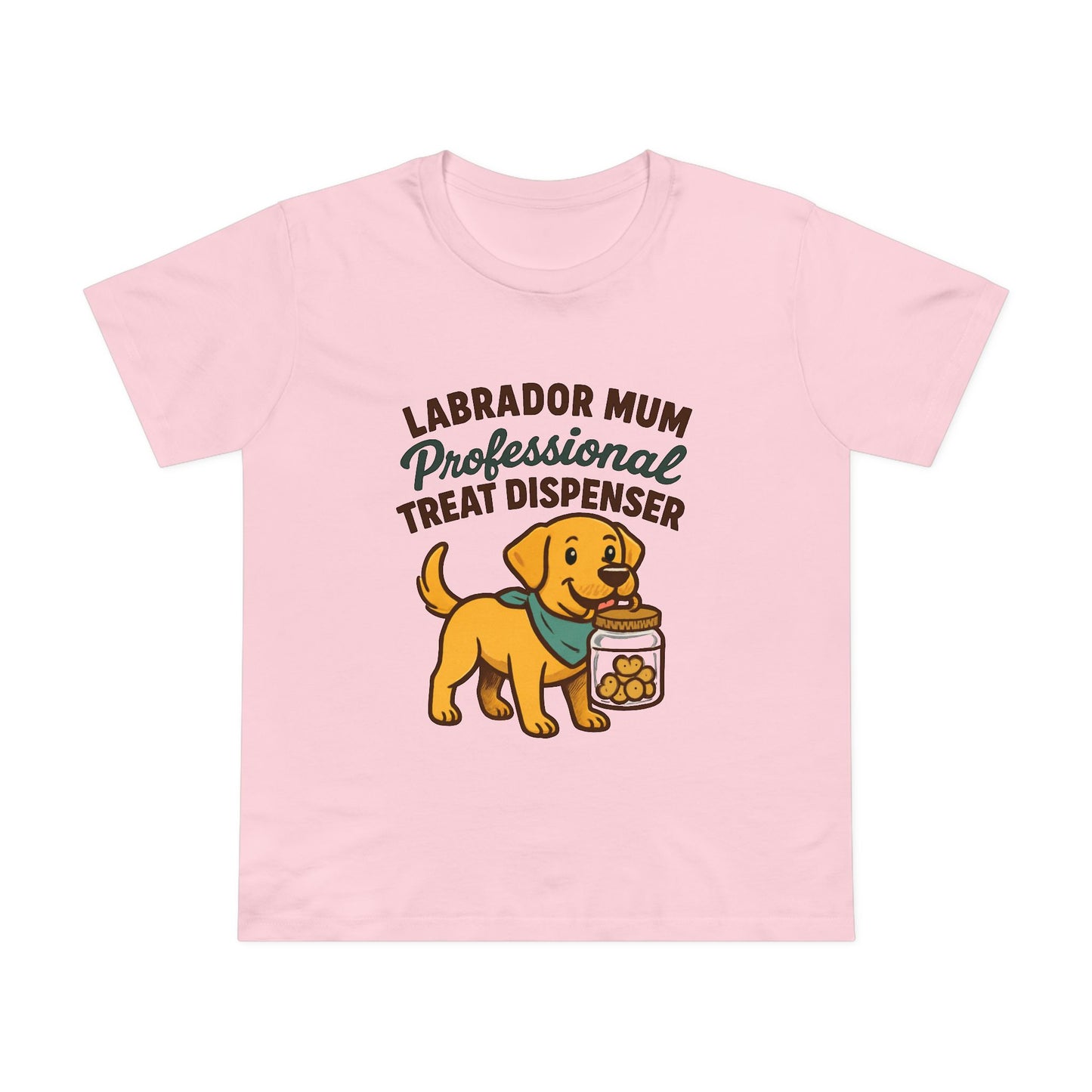 Labrador Mum - "Professional Treat Dispenser" Women’s Dog Lover Premium T-Shirt