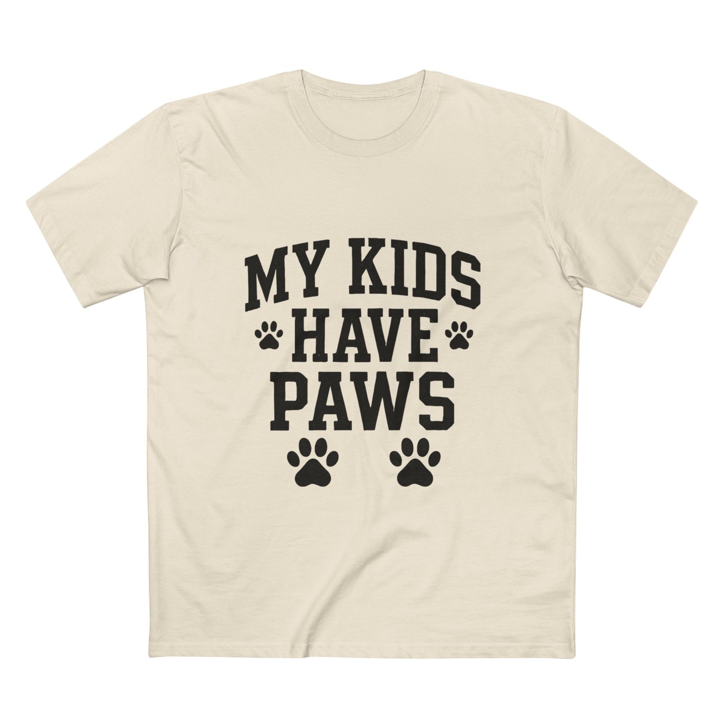 My Kids Have Paws - Funny Pet Parent Unisex Premium T-Shirt for Dog & Cat Lovers
