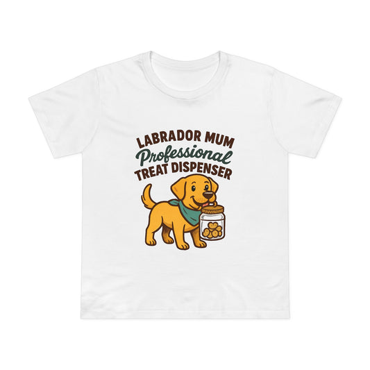 Labrador Mum - "Professional Treat Dispenser" Women’s Dog Lover Premium T-Shirt