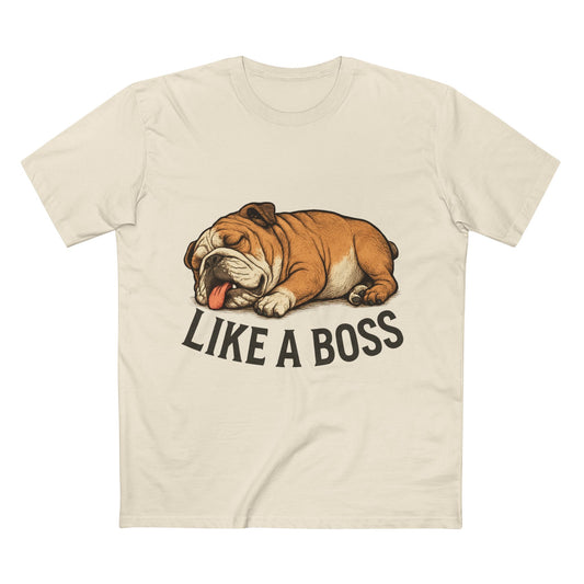 Sleeping Bulldog "Like a Boss" Unisex Premium T-Shirt