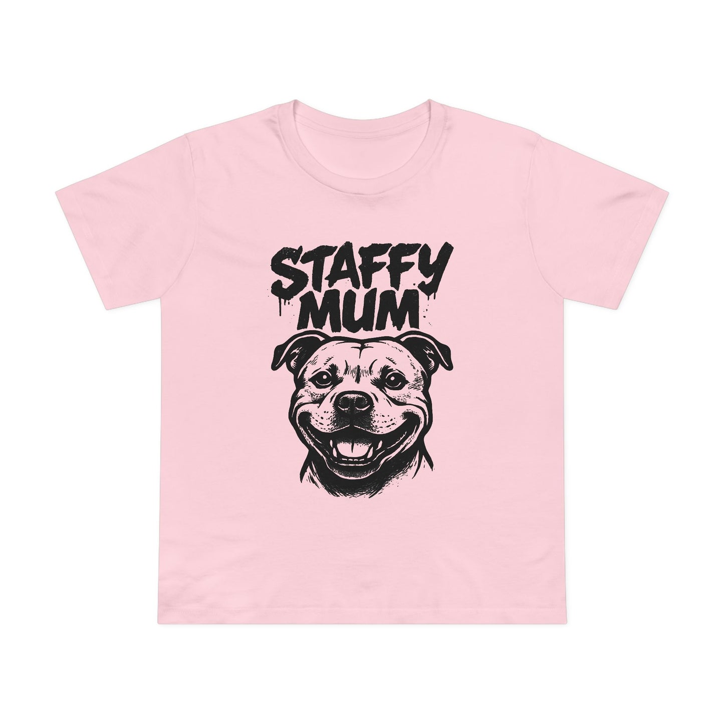 Staffy Mum – Women's Staffordshire Bull Terrier Premium T-Shirt