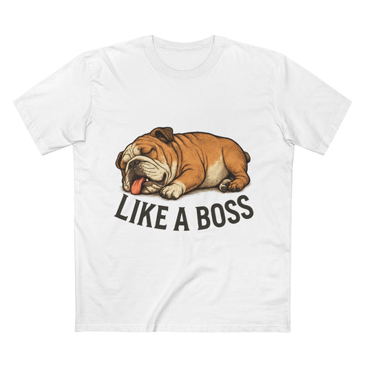 Sleeping Bulldog "Like a Boss" Unisex Premium T-Shirt