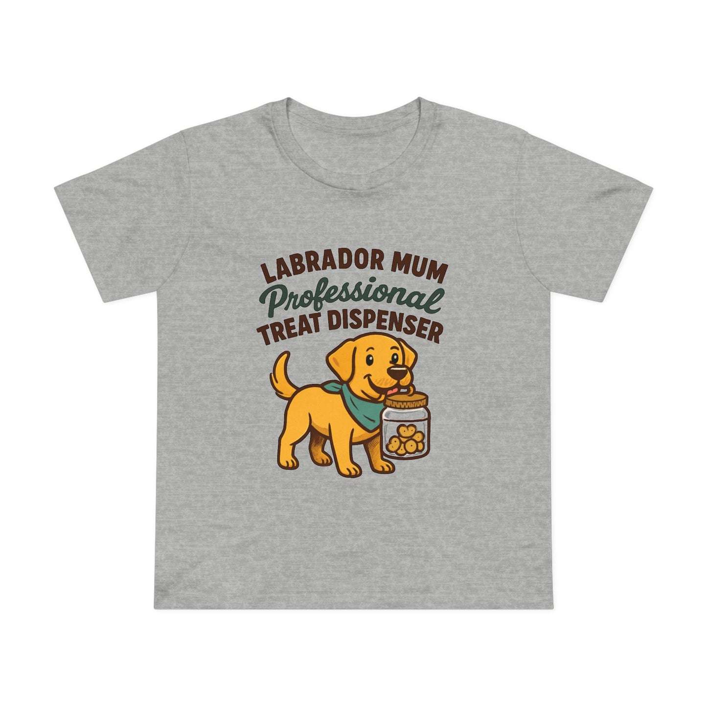 Labrador Mum - "Professional Treat Dispenser" Women’s Dog Lover Premium T-Shirt