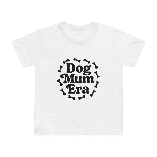 Dog Mum Era - Dog Mom  Women’s Premium T-Shirt with Bone Circle Design
